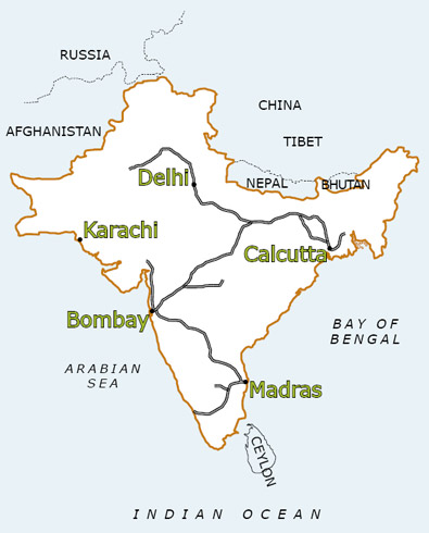 Indias railway network