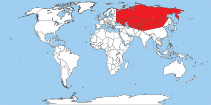 Map of Inner Eurasia